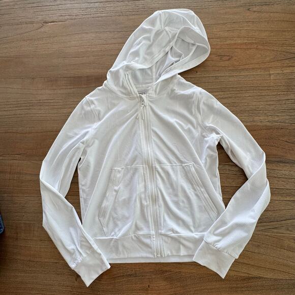 Athleta Other - Athleta Girl White Zip up - Size XL 14